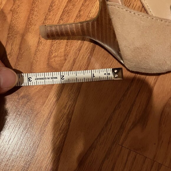 Sole Society Tamra Womens Pump Size 7.5 Taupe Beige Ankle Strap - Picture 6 of 7